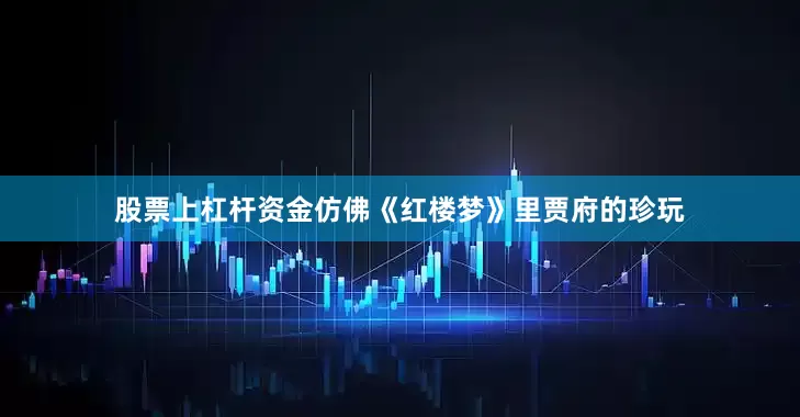 股票上杠杆资金仿佛《红楼梦》里贾府的珍玩